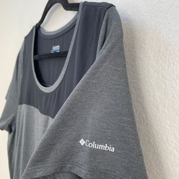Columbia Womens XL Short Sleeve Place to Place II Dress Gray - Picture 7 of 9